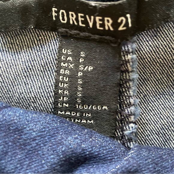 Denim Lace-Up Mini Skirt by Forever 21 (Size Small) - Picture 2 of 3